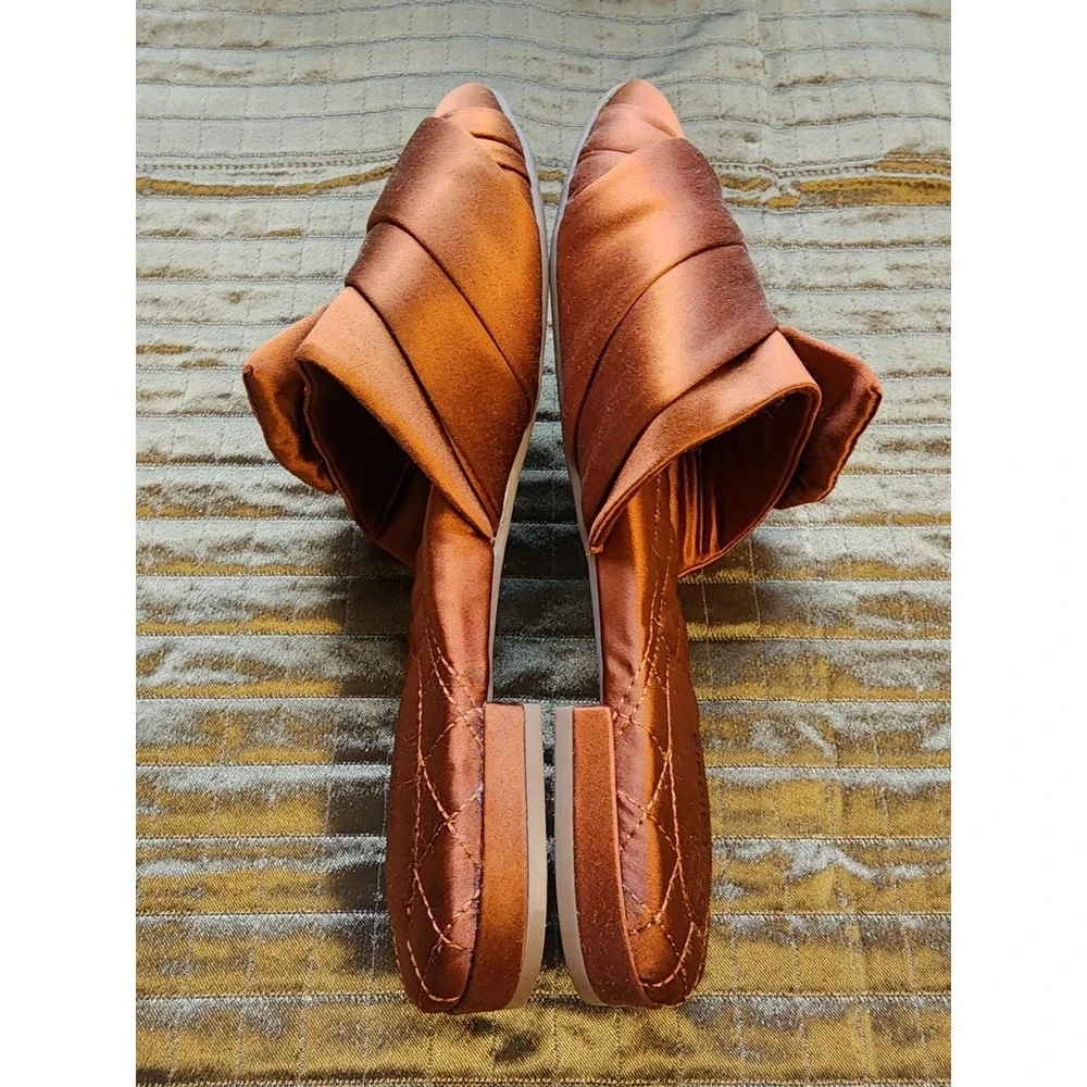 Birdies 6 NEW! Songbird Copper Satin Mule Slides
